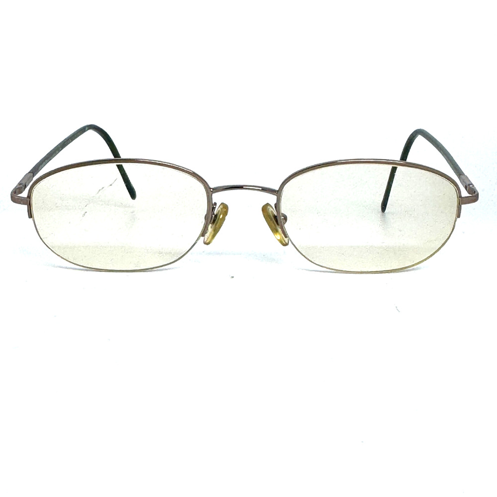 Sferoflex Eyeglasses Frames Green 2104 256‎ 51-20-135 Half Rim H17749